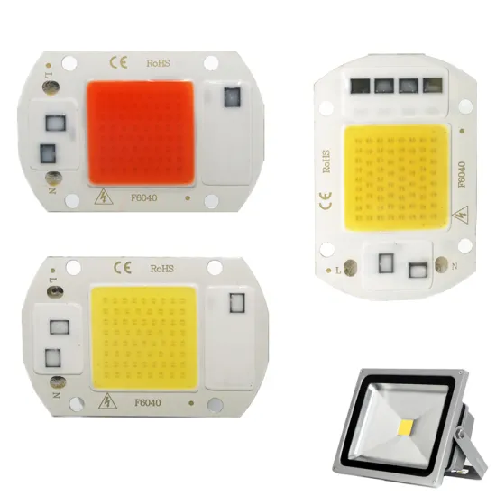 LED COB Lamp Chip 10W 20W 30W 50W AC 220V Smart IC LED Beads DIY For LED Floodlight Spotlight Warm White Full Specturm module
