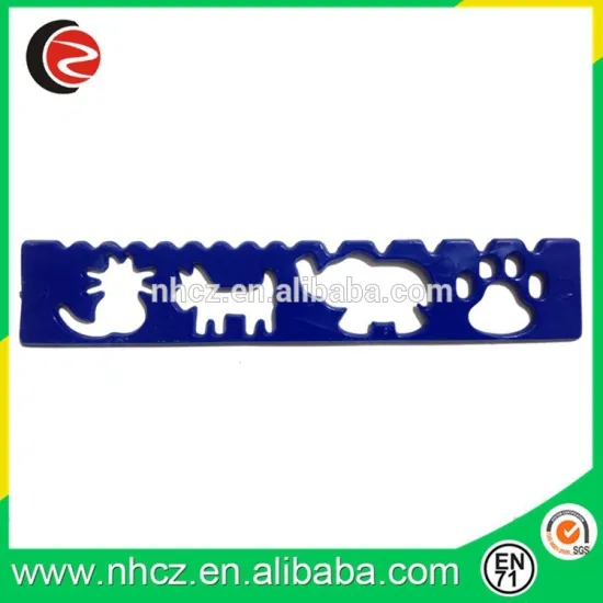 Plastic Straight Animal Drawing Ruler