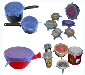 Fresh Keeping Silicone Stretch Cover, Silicone Food Lid