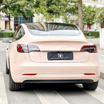 Platinum Milky Coffee Car Wrap