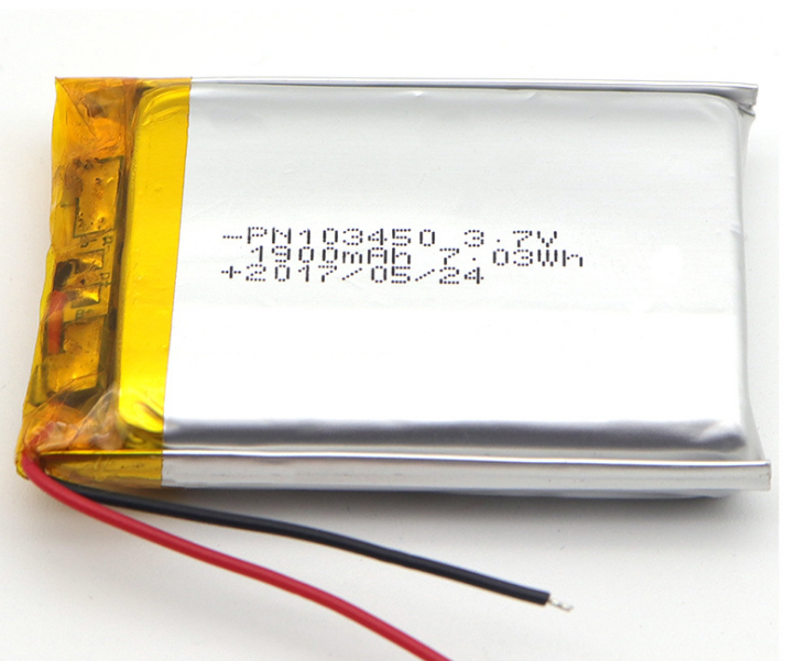 Bateria do polímero do íon do lítio de 3.7V 1800mAh (LP3X5T10)