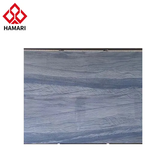 Blue Marble Bathroom Vanity Wash Basin for Countertop and Panel