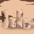 Custom Kraft Round Tube Tea Gift Box Packaging