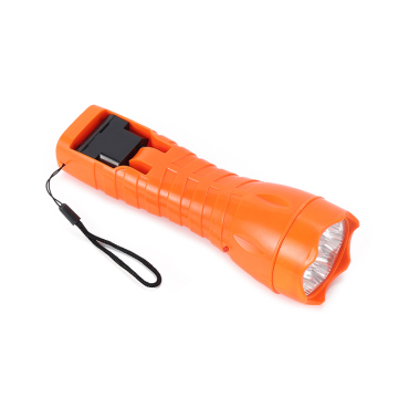 Plastic Body Dual Mode Flashlight with Brazilian Plug