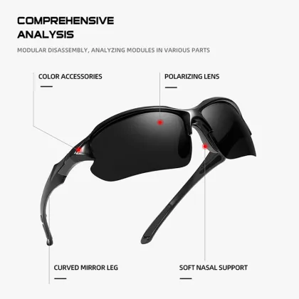 XUEDIAO Men's Night Vision Outdoor Riding Glasses