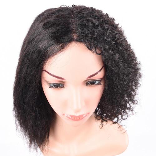 NEW FASHION 100% NATURAL HAIR NATURAL COLOR SWISS LACE WIG