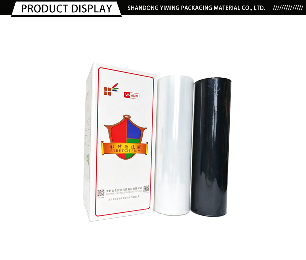 High Stretch Clear Hand Wrapping Film Roll z