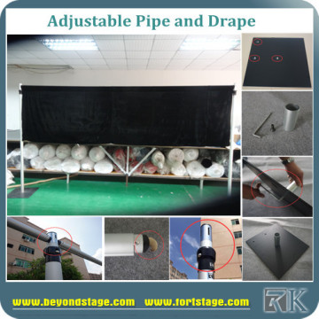 Extension Pipe Stand Wall Ceiling Drapes with High Quality Decoration Backdrops