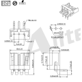 Seri konektor wafer 2.00mm pitch 90 °