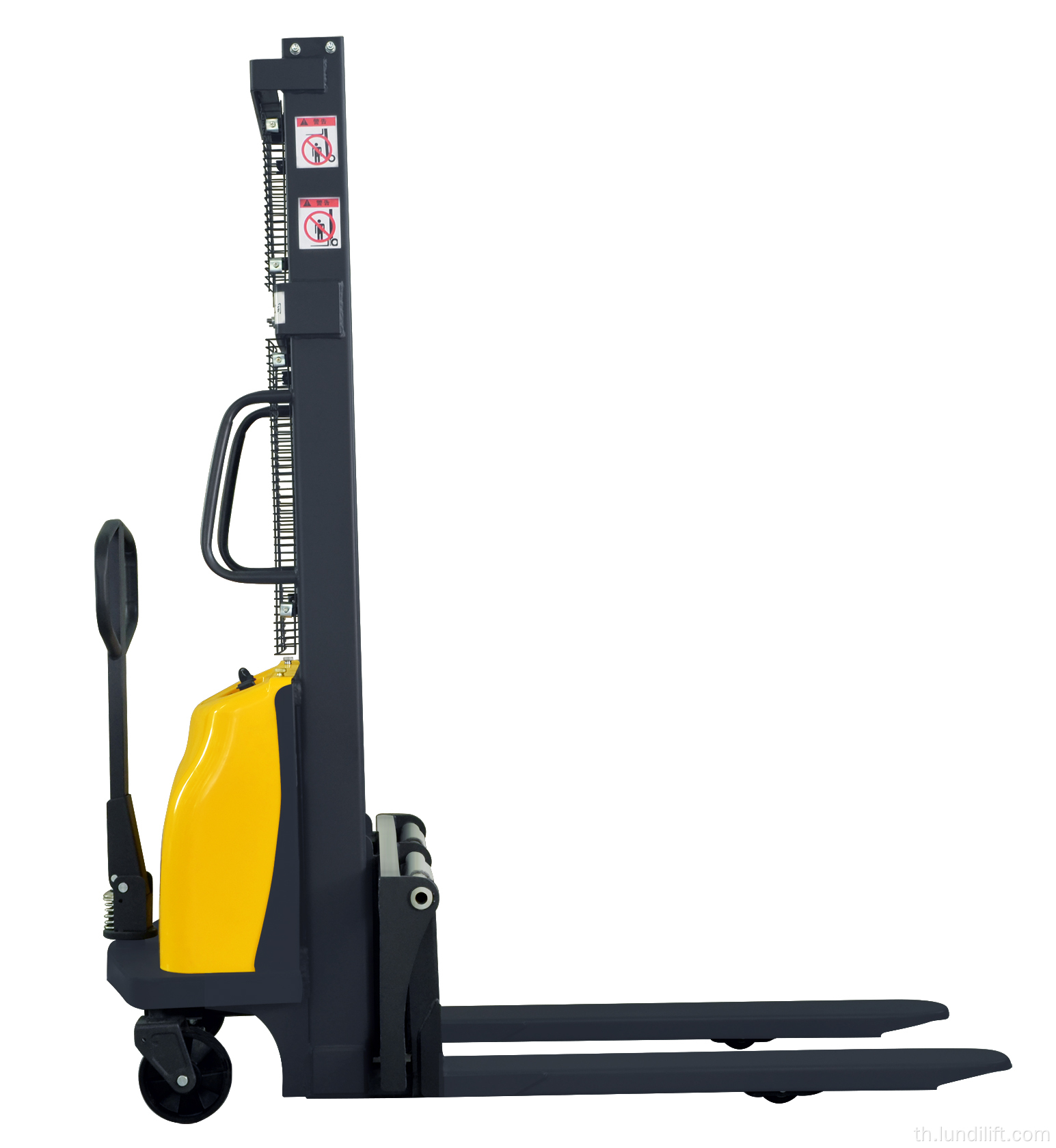 1.5T/4M ผู้ประกอบการคลังสินค้า Stacker Telescopic Forklift