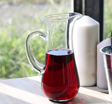 Red wine sober with different shapes