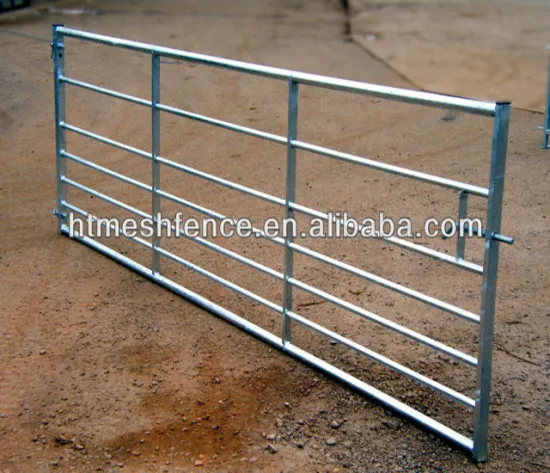 Galvanised Metal Farm Field Security Gates