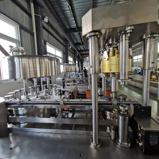 6 heads non-gas easy-to-open can filling and seaming sealing machine