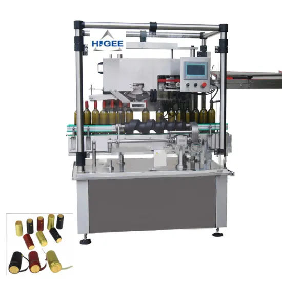 Automatic Liquor Capsule Placing, Crimping and Shrink Packaging Machine