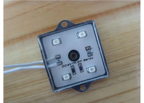 Ip65 Yellow / White / Green 0.24w 3528 Smd Led Module With 35 * 35mm