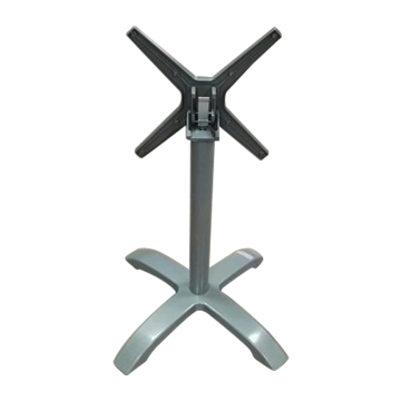 Four Legged Foldable Aluminum Table Base For Outdoor Commercial Furniture