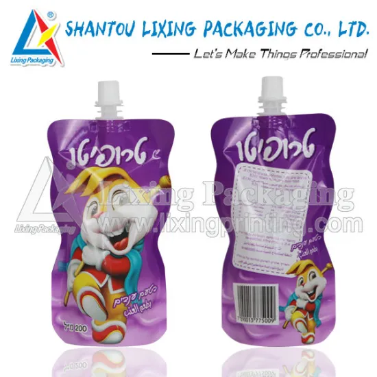 Shaped spout pouch