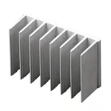 Custom Design 6063 T5 Aluminum Extrusion Heat Sink for Mechanical Equipment