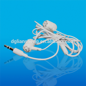 Phone accessories samsung earphones, pc earphones rhinestone earphones