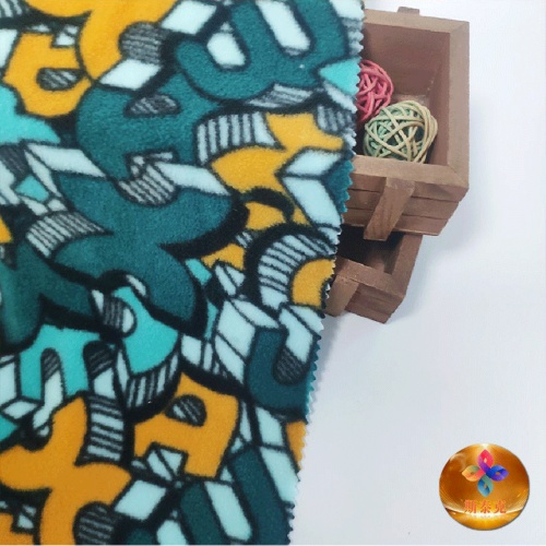 Tecido estampado elegante para design de moda