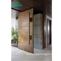 Custom Modern Black Aluminum Pivot Door: Competitive Pricing and Enhanced Security for Your Entry