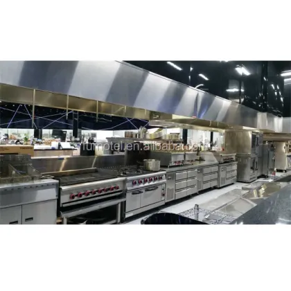 USA. Cosmopolitan Marketplace Kitchen Project Full Set Supermarket Kitchen Equipment