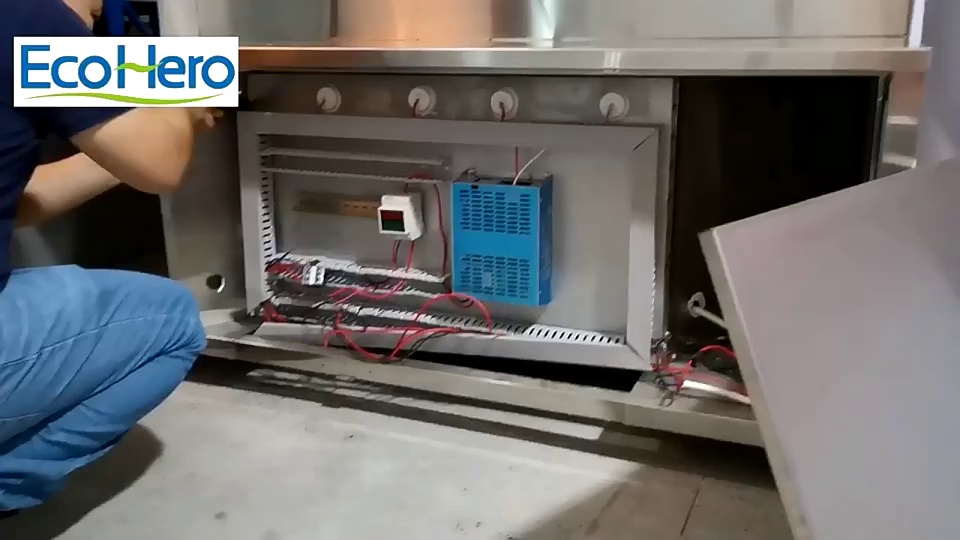 Mobile Cooking Counter with ESP purifier