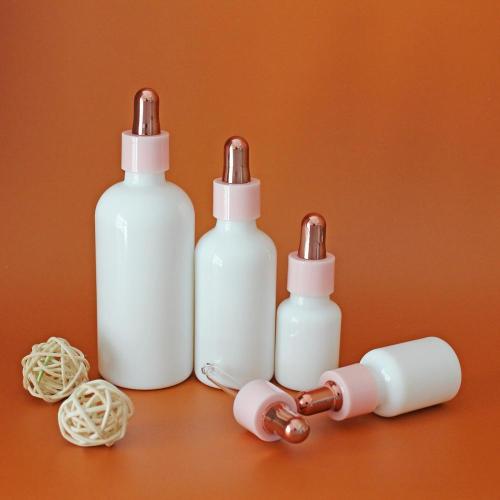 serum bottle Rose gold dropper