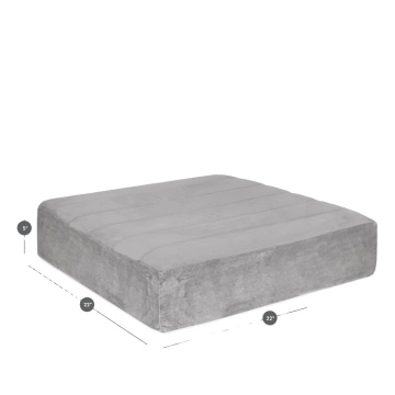 Large Square Memory Foam Floor Pillow for Sofa Decor and Seating