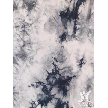 White Tie Dye Rayon Sp Jersey Fabrics