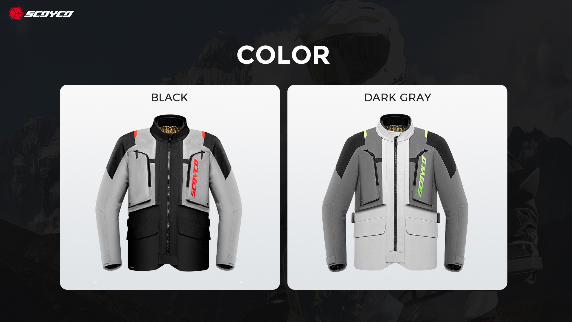 Vented waterproof motorcycle jacket