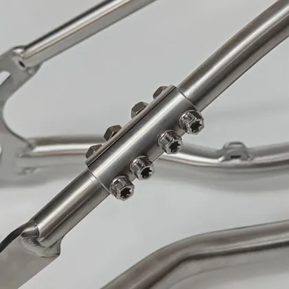 Brompton Belt Drive Titanium rear Triangle