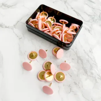 Pink Office Home Thumbtack