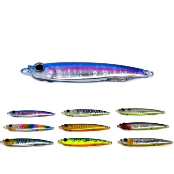 OEM Epoxy Resin Jigs Lures 90mm 40g Metal Sinking Fishing Lures for Seawater