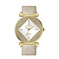 Charm Jewelry Watch With Leather Strap