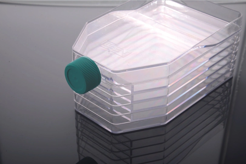 中国シールプラグキャップ付き5層細胞培養フラスコメーカー