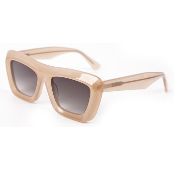Oversized Women Polarized Acetate Sunglasses