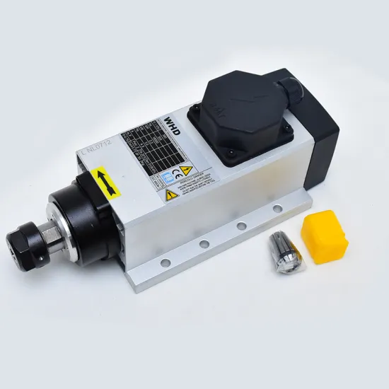 Whd Square 2.2KW 220V/380V Air Cooled Spindle Motor for CNC Router: High-Quality Motor for Precision Cutting Applications