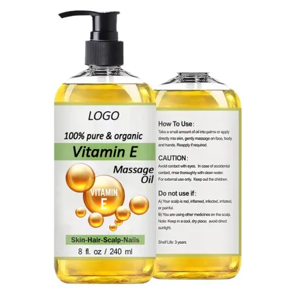 Private Label Vitamin E Body Massage Oil