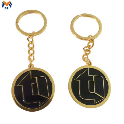 Metal Promotional Custom Engraving Keychain With Logo