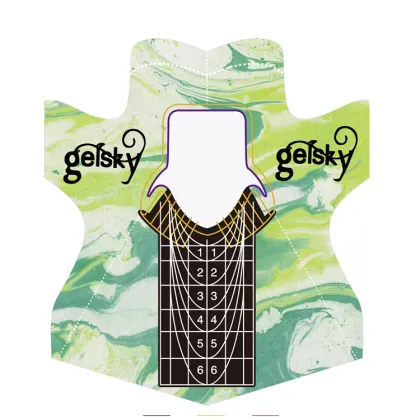 Gelsky Nail Form Sticker Art: UV Gel & Acrylic Nail Extension Guide