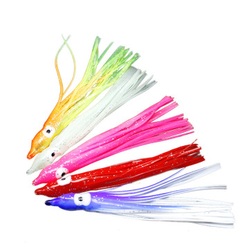 Seafox สีสันสดใส Octopus 2G 9.5 ซม. ล่อตกปลาพลาสติกสำหรับเบสและปลาหมึก