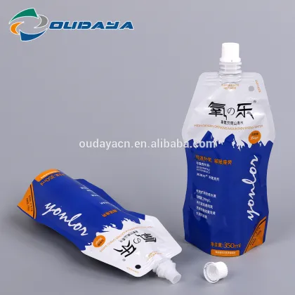 350ML Mountain Spring Water Pouch Bag with spout