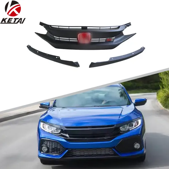 2016 Honda Civic ABS Front Bumper Grille - Hot Selling SI Style
