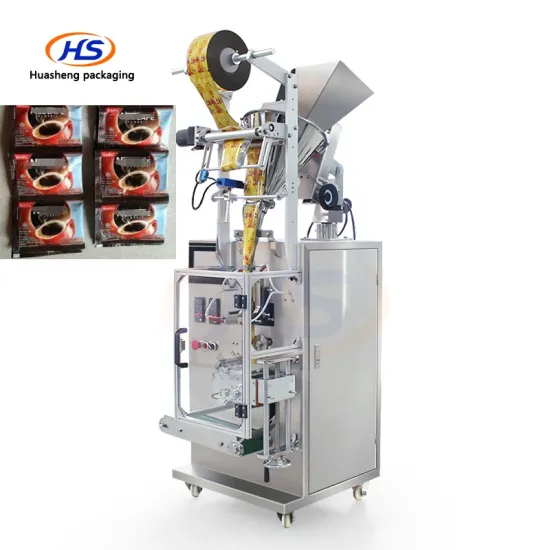 HS240F 4-Side Seal Instant Coffee Sachet Packing Machine with Auger Filler