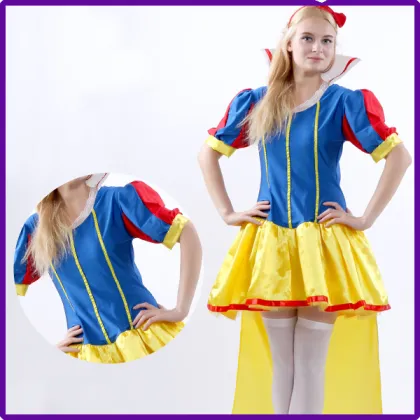 Carnival Snow White Princess Costume Fairy Tales Ladies Costume