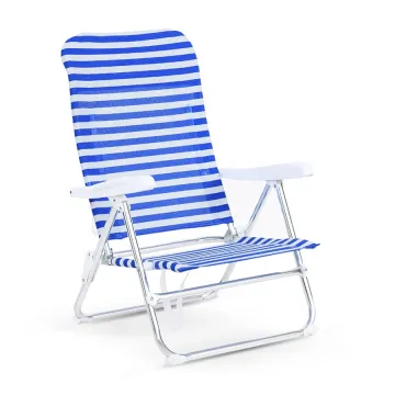Adjustable Reclining Portable Beach Lounge Chair