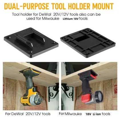 Garage Wall Storage Holder for Dewalt S& MIL 18V Cordless Tools