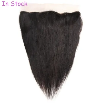 Stock Brazilian Human Hair 13X4 13X6 Lace Frontal With Baby Hair Ear to Ear Lace Frontal Closure Remy Hair In Stock