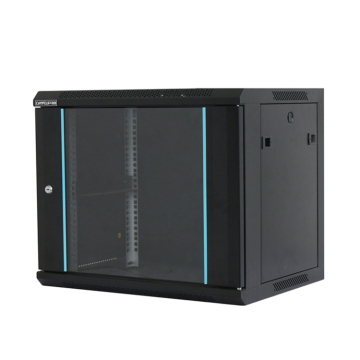 Black Lockable Wall Mount Network Cabinet für Rechenzentren (19 ", 4U)